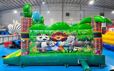 Надувной батут "Чудо-сафари" 4*4*3 м