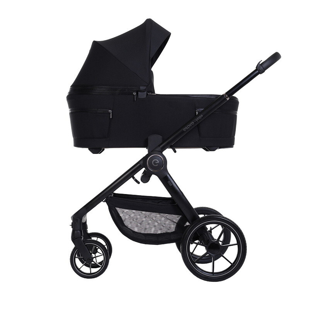 Детская коляска 3 в 1 Espiro Yoga 2025 и автокресло Pi Graphite 111 calm evening voice of nature / Графитовый (Graphite 117)