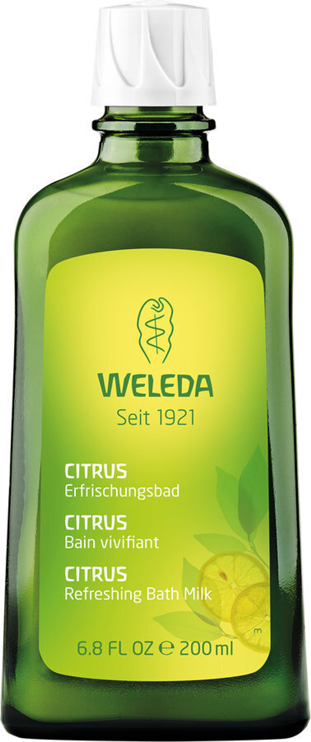 Освежающее молочко для ванн с цитрусом Weleda, 200 мл