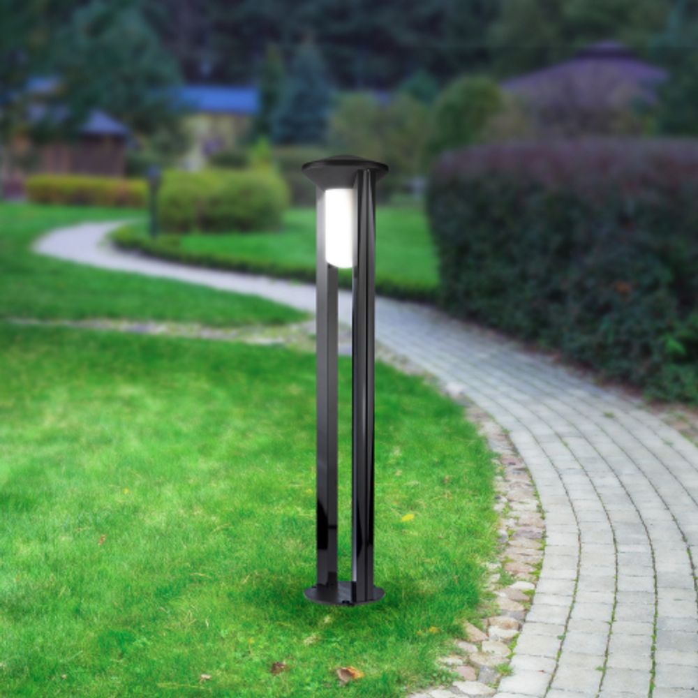 Садово-парковый светильник ЭРА «Арка» ФТУ 01-20-005 напольный черный IP54 Е27 max20Вт h1000мм | Садово-парковые светильники