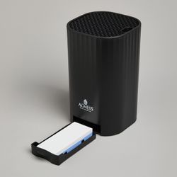 ПОДСТАВКА ДЛЯ НОЖЕЙ AGNESS С ТОЧИЛЬНЫМ КАМНЕМ 13,6*14,6*23 СМ