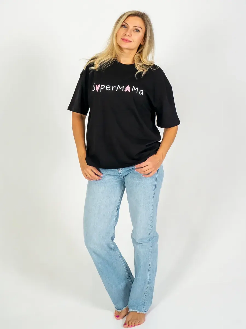 Футболка оверсайз СуперМама