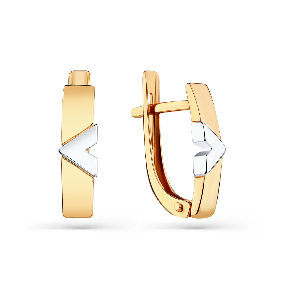 Серьги из золота 585 пробы