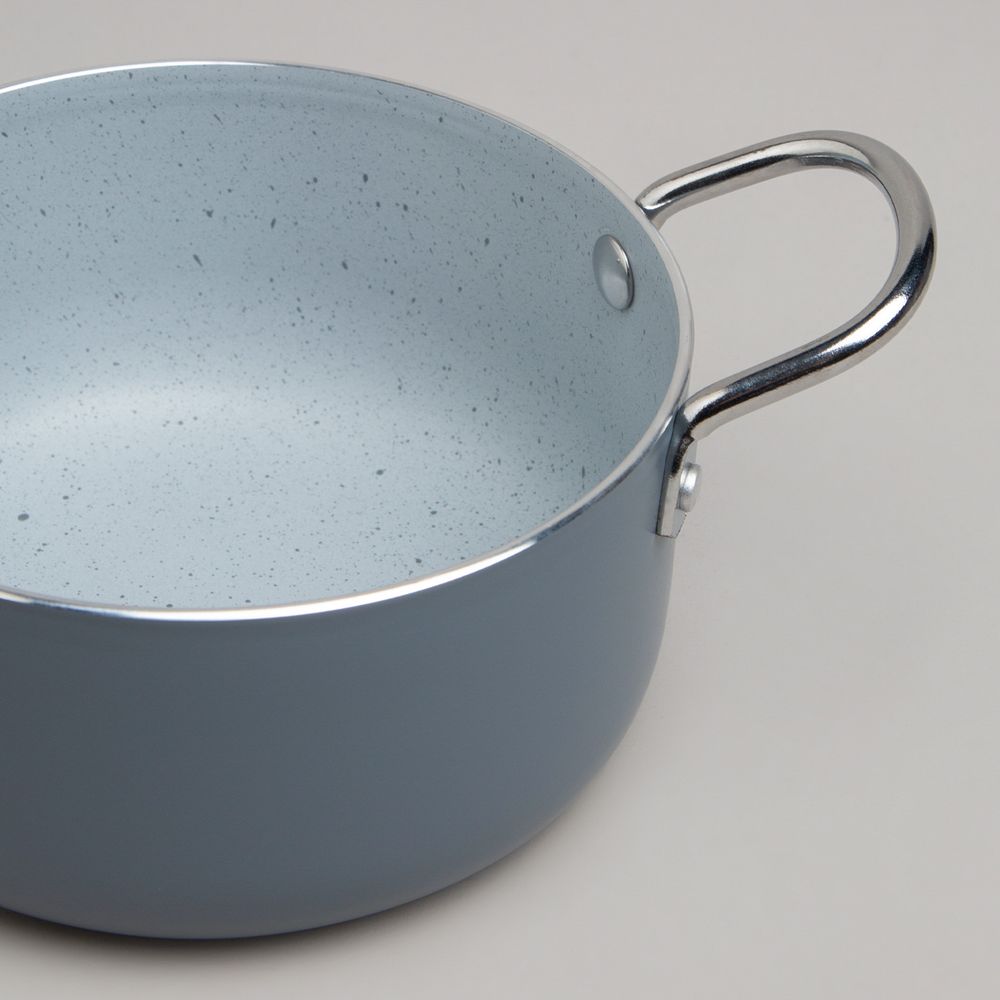 КАСТРЮЛЯ AGNESS С АНТИП. ПОКР. И СТЕКЛ. КРЫШКОЙ 950 МЛ, 14*7 СМ