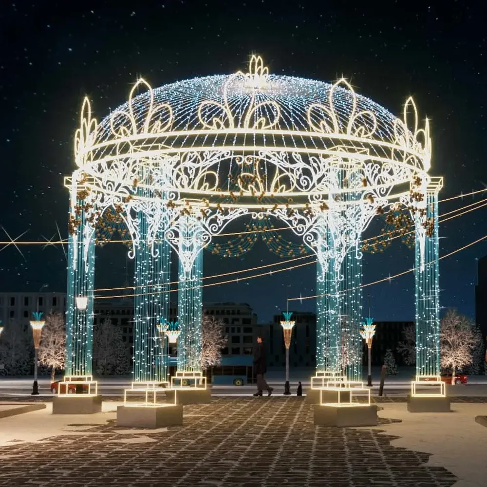 Светодиодная конструкция ротонда "Дворцовая"