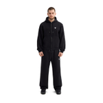 Брюки Питерский Щит Лого Чёрный Флис