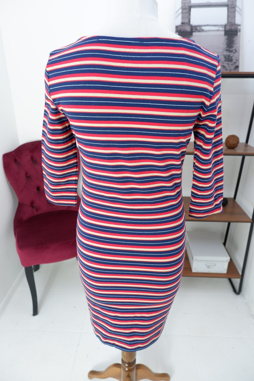 Платье Oodji из хлопка яркое 46 размер