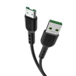 Кабель HOCO X33 USB (m)-microUSB (m) 1.0м 4.0A силикон черный (1/33/330)