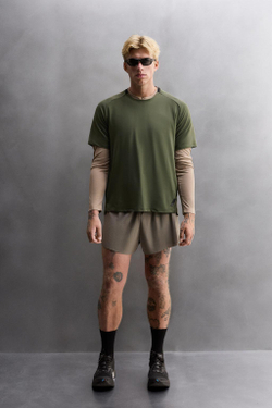 ZARA СПОРТИВНАЯ ФУТБОЛКА, ЗЕЛЕНЫЙ