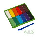 Пластилин 12 цветов Гамма Пчёлка, восковой, 180гр, со стеком, картон.упак.