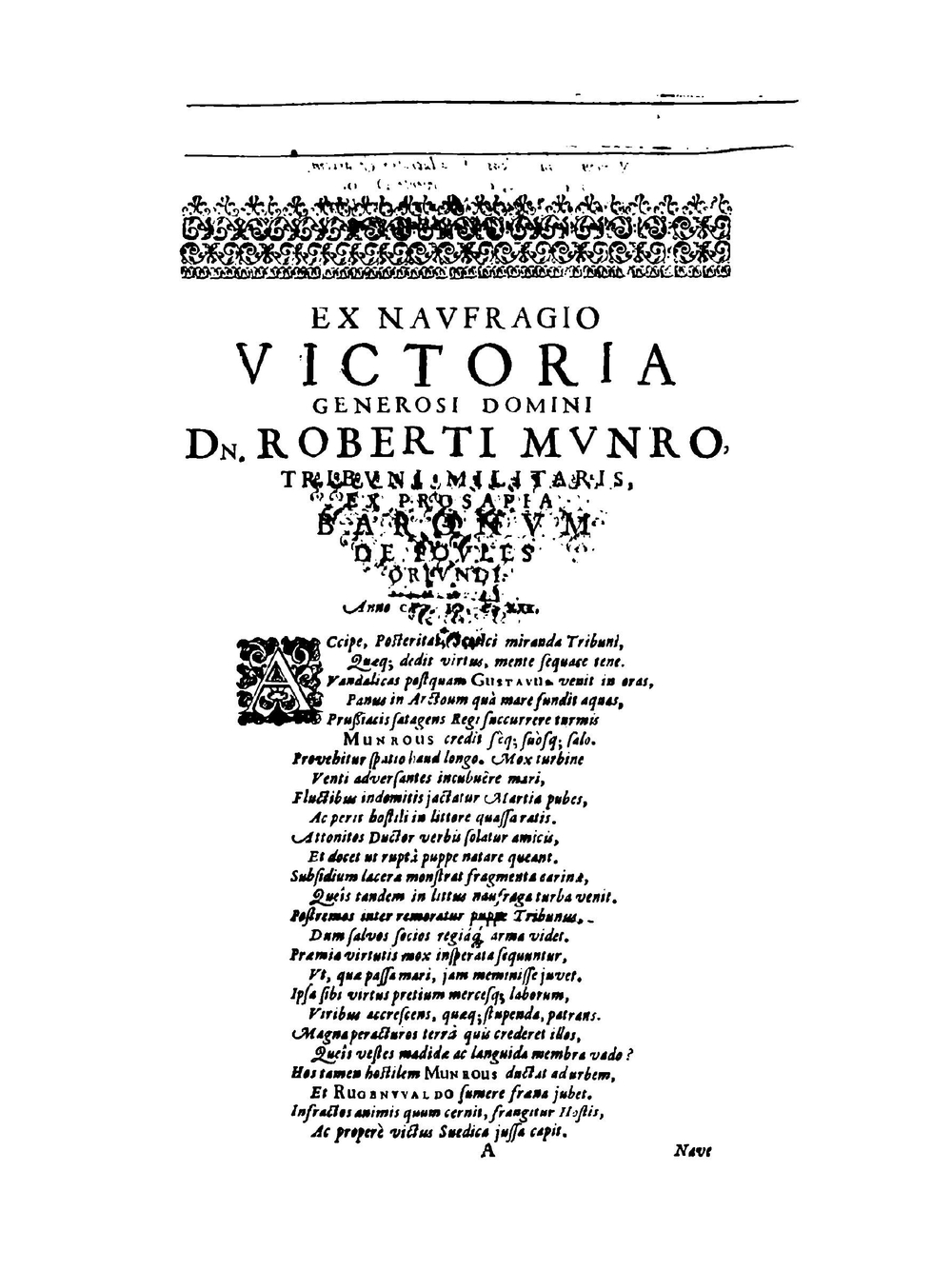 Monro, His expedition with the worthy Scots regiment (called Mac-Keyes-regiment) levied in August 1626 | Robert Monro