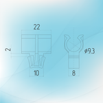 Пластиковый пистон №3 - 10MM (10 ШТ.)