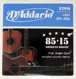 Струны D`Addario EZ910 (Acoustic) бронза