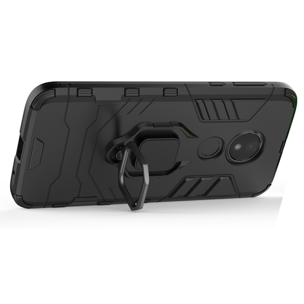 Противоударный чехол с кольцом Panther Case для Motorola Moto G7 Power