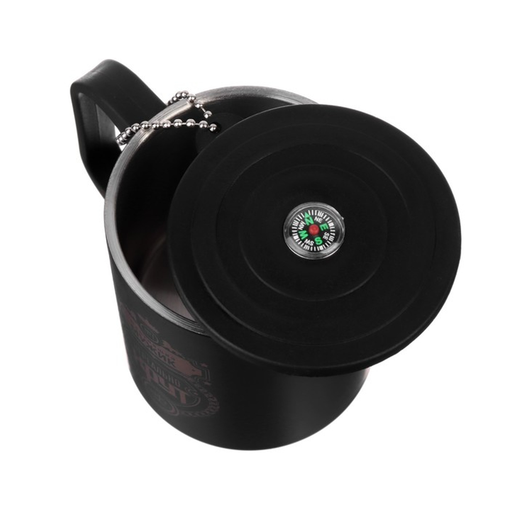 Термокружка «Нереальный мужик», 180 мл, с компасом