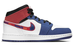Jordan 1 Mid Rush Blue University Red GS