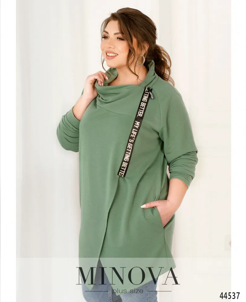 Туника 17-143-оливка Minova