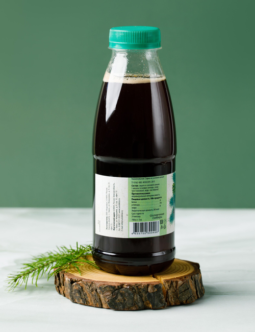 Сироп из сосновой шишки / 700 г / Солнечная Сибирь