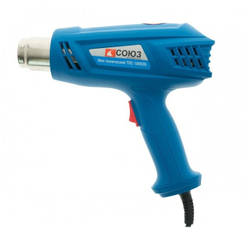 Фен технический СОЮЗ ТПС-18002Б 1800Вт 2реж,3насадки