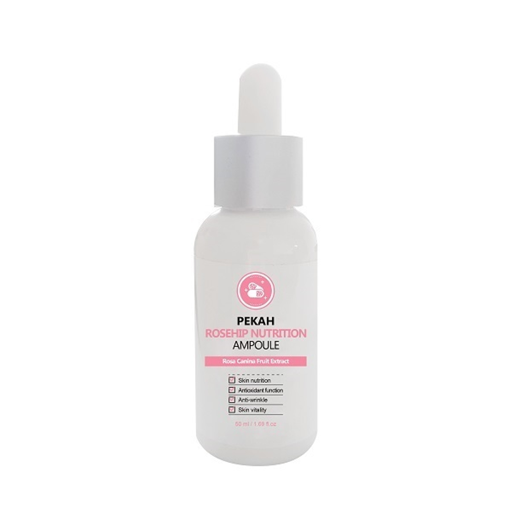 Питательная сыворотка с экстрактом шиповника Pekah Rosehip Nutrition Ampoule 50мл