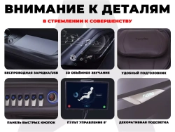 Массажное кресло FUJIMO EXCELSIOR Бежевый, Шампань, Коричневый
