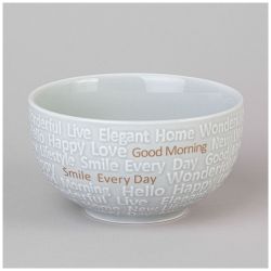 НАБОР САЛАТНИКОВ LEFARD "GOOD MORNING" НА МЕТАЛЛ. ПОДСТАВКЕ 4 ШТ. 11.5*6 СМ 330 МЛ МИКС ЦВЕТОВ