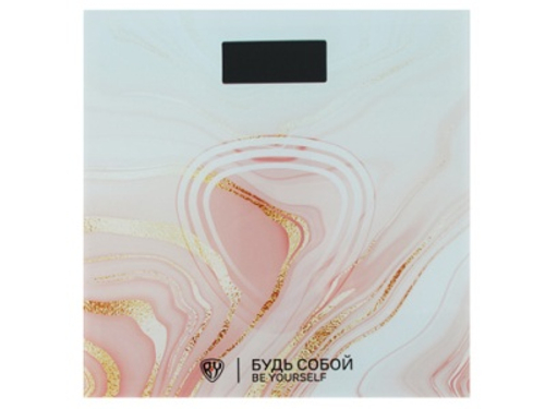 Весы напольные электронные ЖК-дисплей 28*28*0,5см максимальная нагрузка 180кг   Х