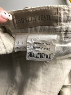 Брюки ShaleyDevice льняные, маркировка L, визуально на 50 размер