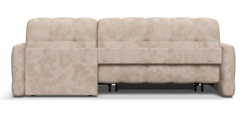 Угловой диван Босс Слип 160 Велюр Алькантара пепел