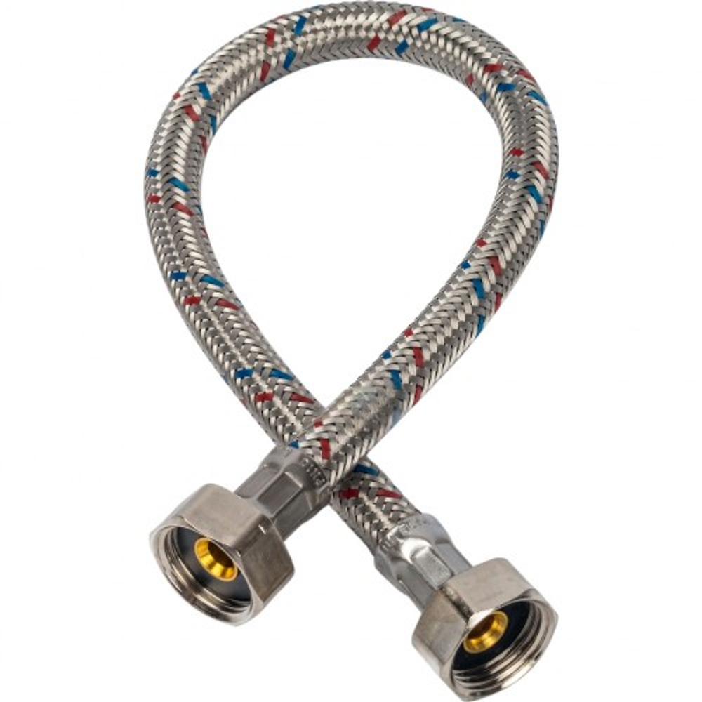 Шланг в мет. опл. 1/2" 80см г/г STOUT