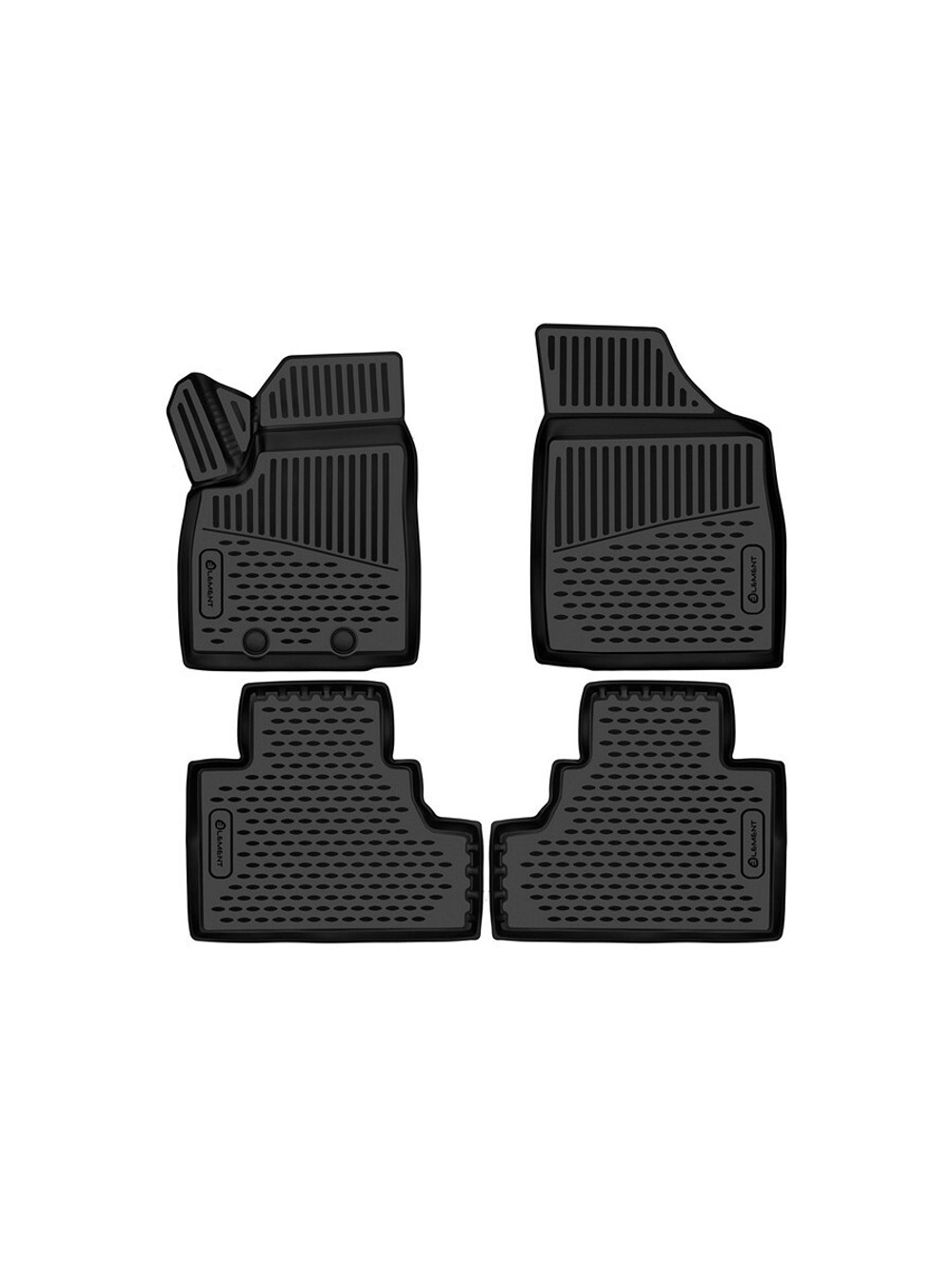 Коврики в салон для FORTHING T5 Evo 2023 - 4шт. (полиуретан) ELEMENT3DAN0640210K