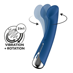 Вибратор для точки G Satisfyer Spinning G-Spot 1, голубой