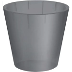 Горшок для орхидей D160 мм, 1,6л с дренажной вставкой (серый перламутр) (комплект 16 шт)