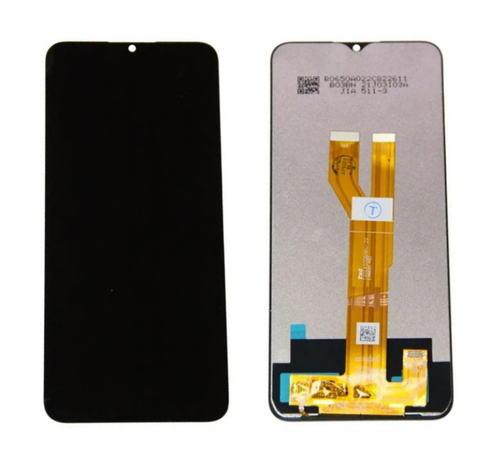 Дисплей для Realme C21/C11 2021/Narzo 50i с тачскрином Черный