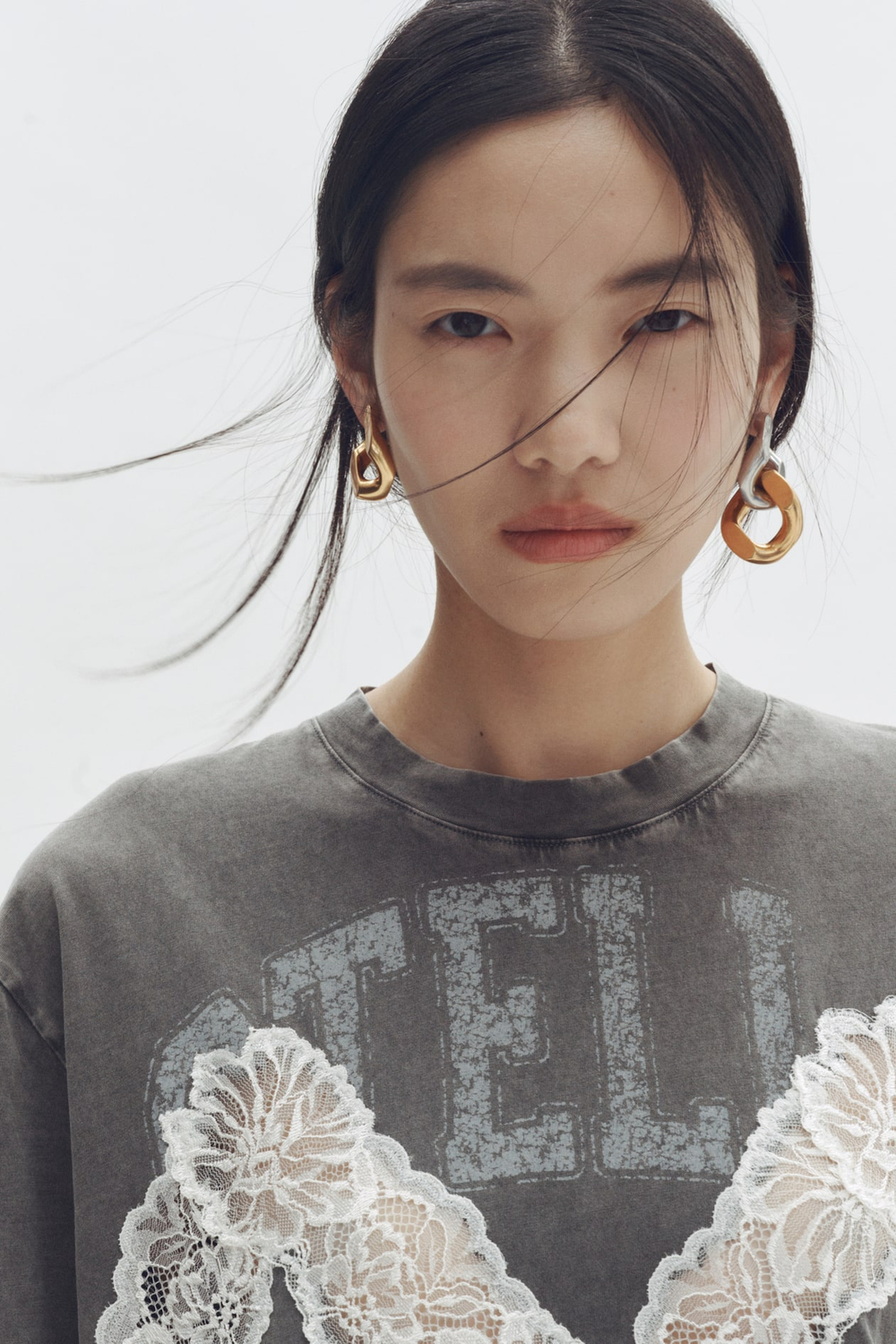 H&M - Stella McCartney Двухцветные серьги, золотой/серебряный