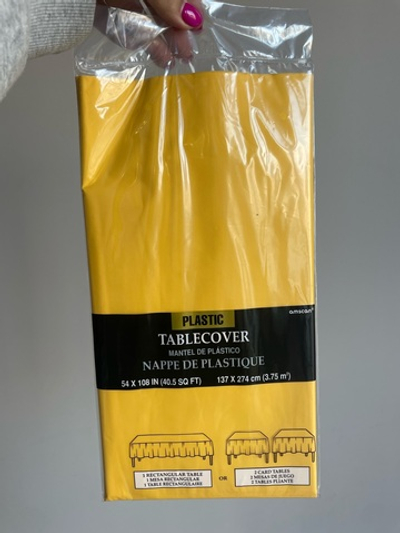 Скатерть п/э Yellow Sunshine (желтый), 1,4х2,75 м.