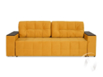 Диван прямой Элегант БД (2022) ДЕКОР ВЕНГЕ/GROUND 14 (темно-желтый)