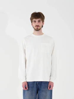 Лонгслив UNIFORM Relaxed Pocket молочный
