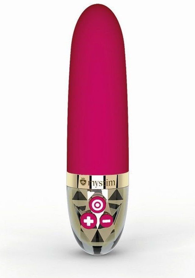 Ярко-розовый водонепроницаемый вибратор Sleak Freak