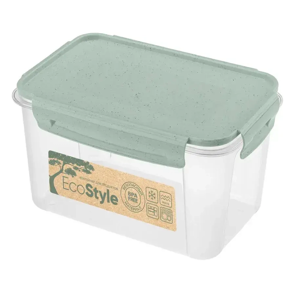 КОНТЕЙНЕР ДЛЯ ПРОДУКТОВ LOCK&OK 1,5Л (Зеленый флэк)