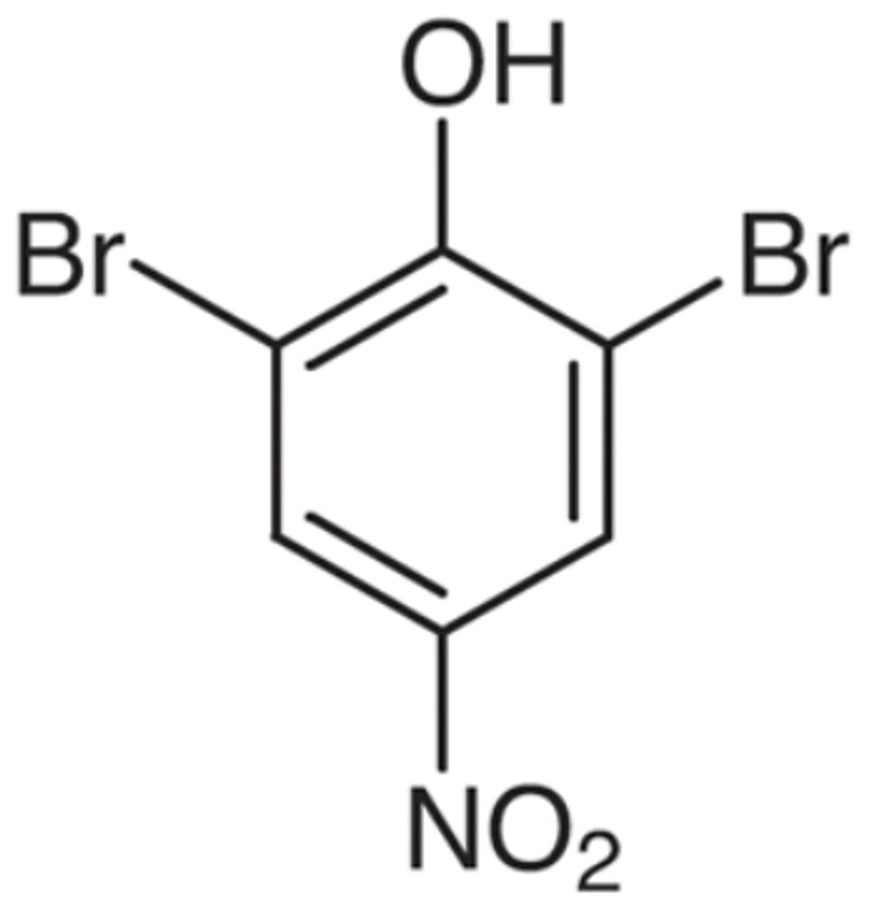 2,6-дибром-4-нитрофенол - формула