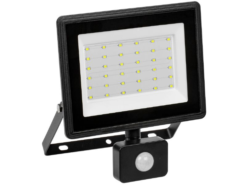 Прожектор светодиодный 50Вт ИЭК с датчиком движения СДО 06-50Д LED 6500К IP54 черный