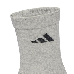 Теннисные носки Adidas Cushioned Crew 6P - white/medium grey heather/black