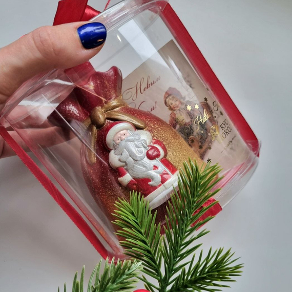 1110 | Форма для шоколадных изделий "Мешочек с подарками" (275*135 мм)