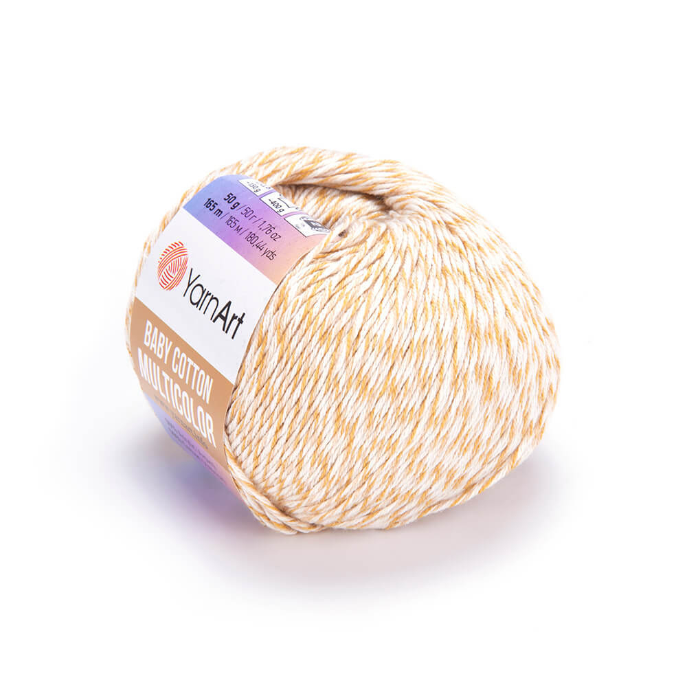 Пряжа Yarnart Baby Cotton Multicolor (Бэби Коттон Мультиколор), 1 моток, 50 гр, 165 м.