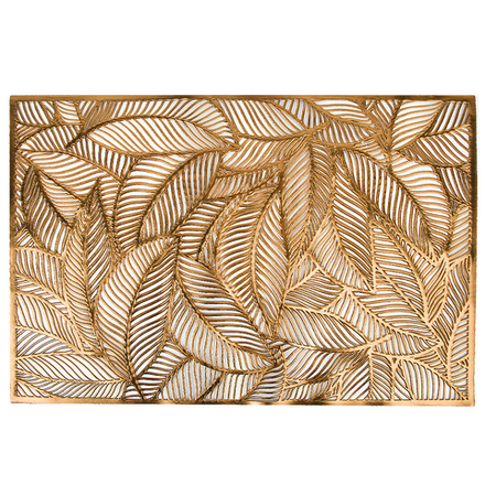 Салфетка сервировочная (плейсмат) "Бронзовая листва" 45*30см. (min4) (упаковочный пакет)