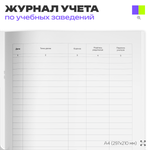 Журнал индивидуального обучения на дому, для школы, учебных заведений, А4, 2 журнала по 56 стр., Докс Принт