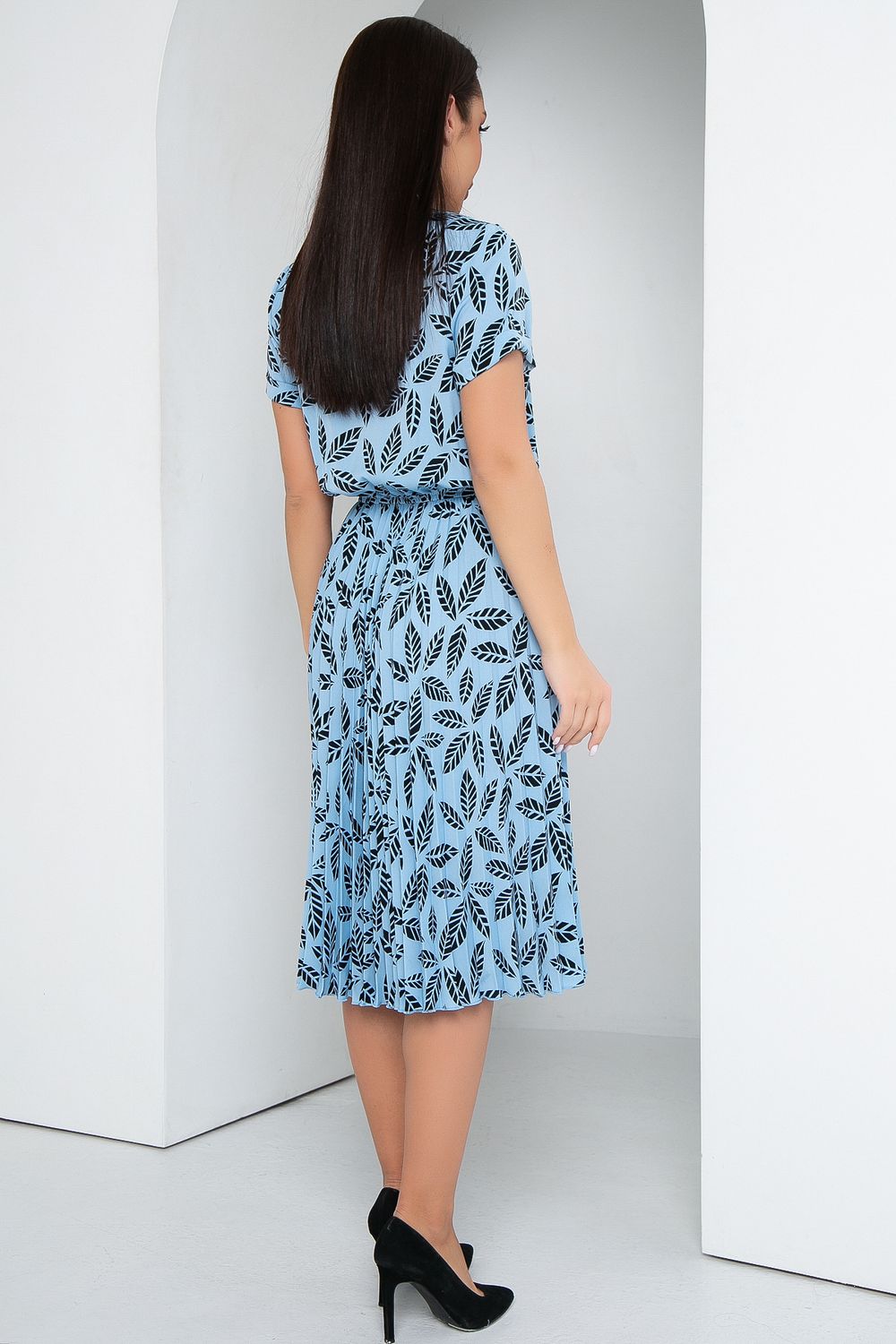 Платье Эмили (гофре, фантазия) Diolche (Акция)