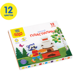 Пластилин Мульти-Пульти "Енот в сказке" 12 цветов, 144 гр., со стеком, картон