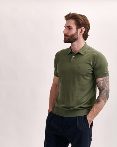 Поло с коротким рукавом на пуговицах Atelier Portofino